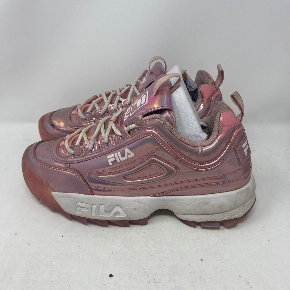 FILA Disruptor 2 Womens Platform Chunky Sneakers Pink 3XM01303-785 US 7